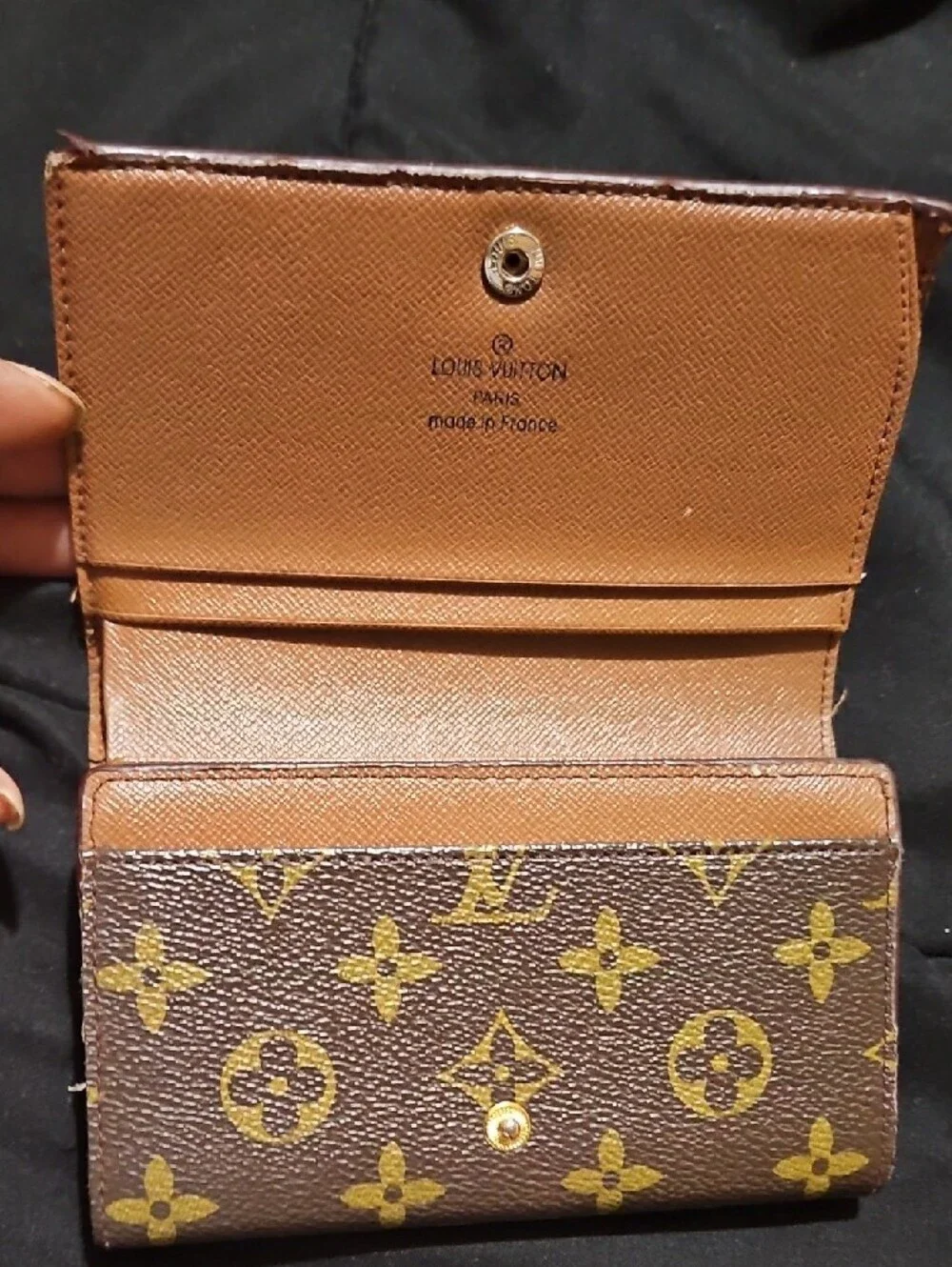 Louis Vuitton Monogram Folding Key Holder Wallet - Brown & Gold